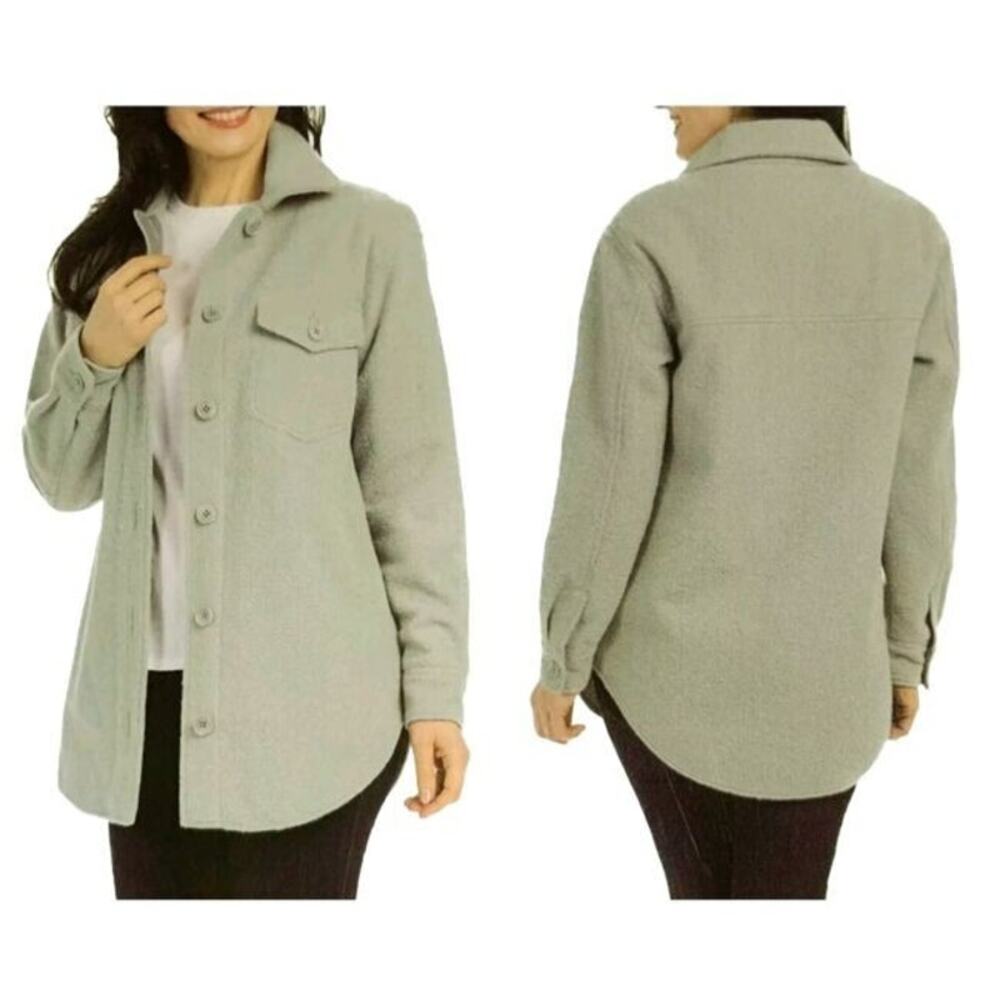 Hilary Radley Shirt Jacket Womens Size M